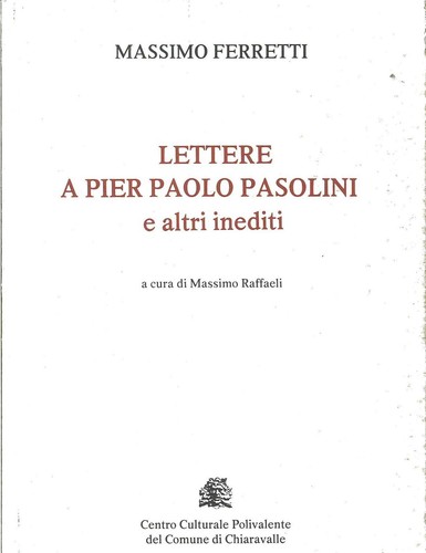 Lettere pier paolo pasolini - a,