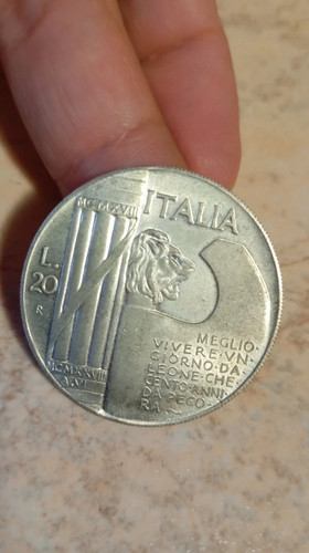 Lire 1928 cappellone - 20,