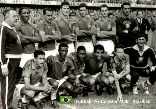 Cartolina calcio formazione