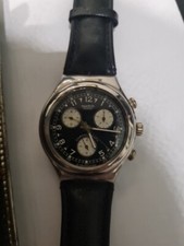 swatch irony chrono Aluminium  Stainless Steel 1996 Water Resistant