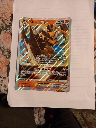 Carta pokemon kleavor ita - carta,