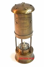 Lampada minatore ottone stile
