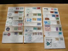 1965 Collezione Europa CEPT su FDC ANNATA COMPLETA !!! cat. euro 65 !!!