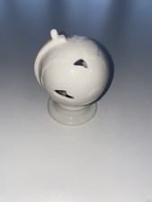 Mappamondo Ceramica Led Bomboniera idea regalo ceramica bianca soprammobile 5cm