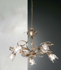 Lampadario classico in ferro