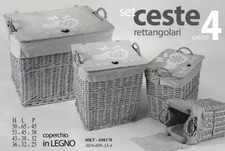 SET 4 CESTE CESTA VIMINI