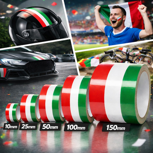 Nastro adesivo tricolore - adesivo,