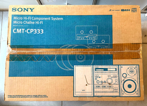 Sony cmt cp333 - cmt-cp333, hi-fi