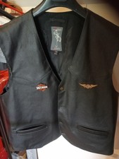 Gilet pelle harley - gilet,