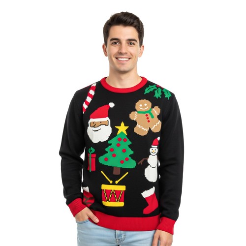 Maglione natalizio brutto - natalizio,
