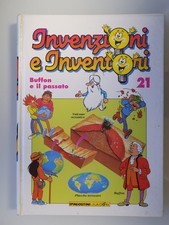 LIBRO INVENZIONI E INVENTORI : BUFFON E IL PASSATO N.21 DeAGOSTINI JUNIOR