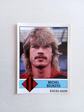 FIGURINA PANINI VOETBAL 87 NEDERLAND EXCELSIOR BEUKERS n 92 CON VELINA