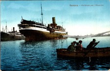 Cartolina Genova Partenza per