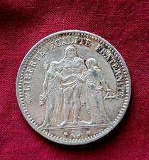 Francia 5 Franchi 1875 A -