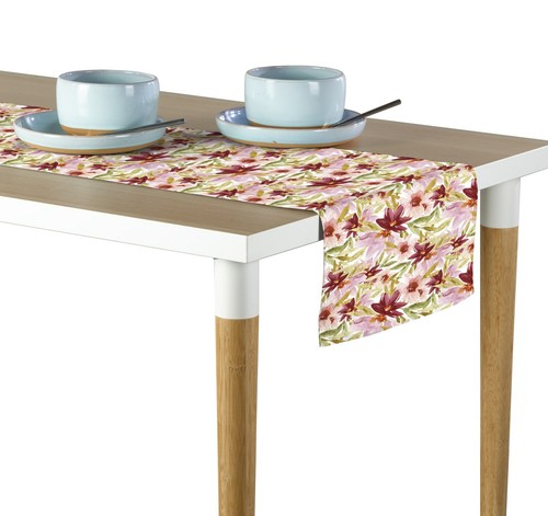 Fiori color acqua - 12"x72", o