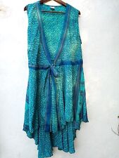 Vestito fasciatoio vestito seta 36/38/40/42 sexy taglia unica hippie boho