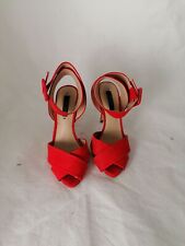 ZARA SANDALI TACCHI N 36 COLORE ROSSO 