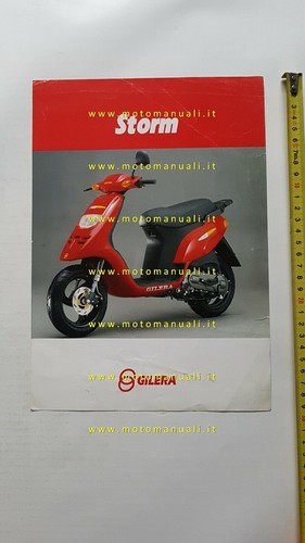 Gilera storm 1993 depliant - gilera,