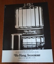 Pubblicità Ho Hang Balenciaga, eau de toilette (1976)