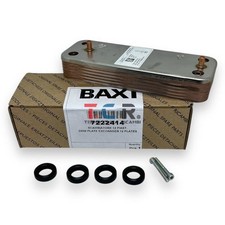 Scambiatore 12 piastre caldaia