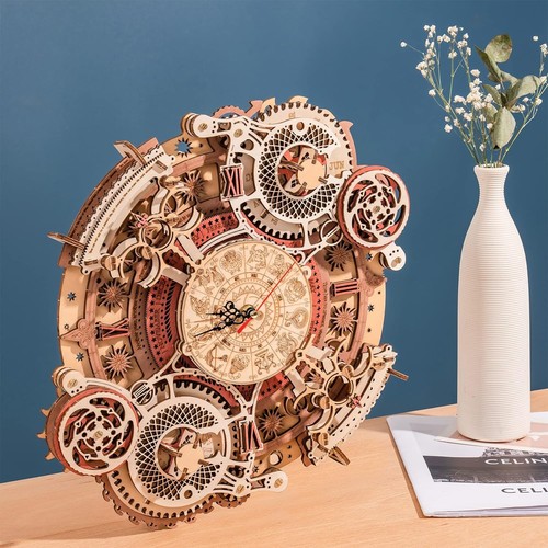 Orologio steampunk puzzle - orologio, 3d
