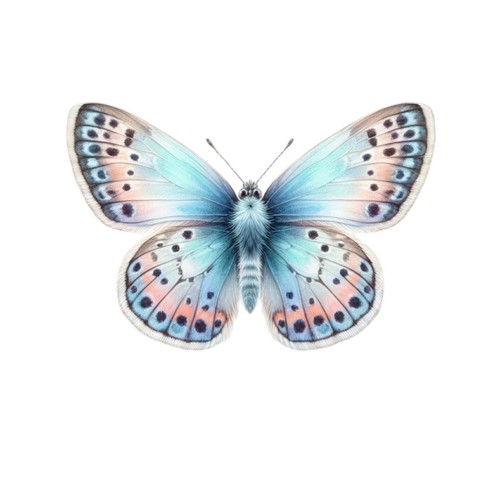 Fiori farfalla 9 cm - farfalla,
