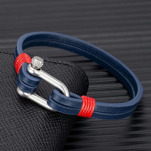 Bracciale uomo pelle - bracciale,