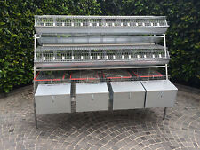 Gabbia conigliera 3 piani 4 fattrici per conigli - IN ITALIA