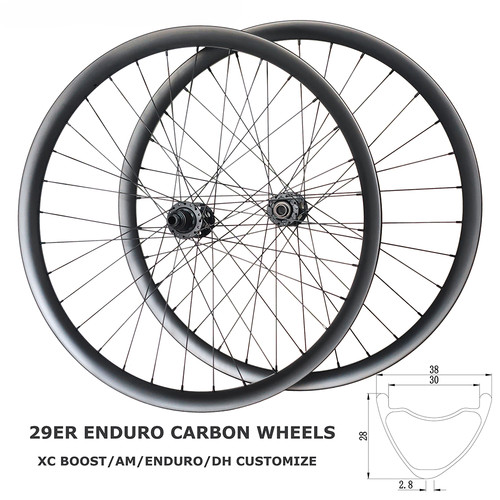 Set ruote bici carbonio