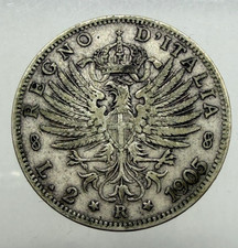 2 Lire Aquila Sabauda 1905