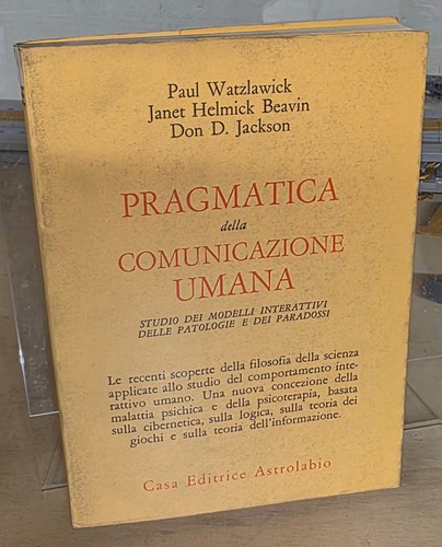 Pragmatica della comunicazione - pragmatica,