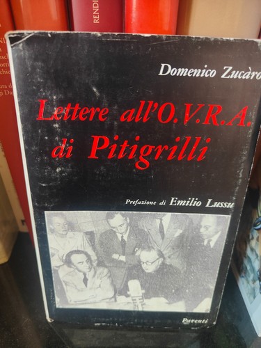 Zucaro lettere all r a - zucaro,, all'o.v.r.a