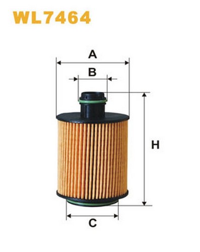 Wl7464 filtro olio per - olio,