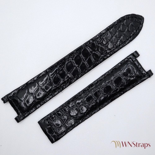 Cinturino coccodrillo nero - cinturino,