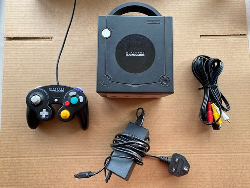 Console gamecube nera - console,