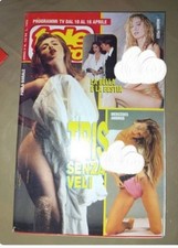 RIVISTA TELE TUTTO 1994 N. 15. PAOLA BARALE, MOANA POZZI, MERCEDES AMBRUS