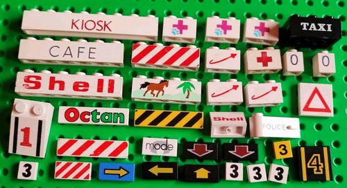 Lego piastrelle stampate - lego,