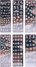 6Pcs Set Di Nail Art Stamping