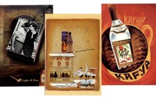 LOTTO 3 Liquori Alcolici Frangelico Disaronno Stolichnaya inutilizzati pubblicità pc