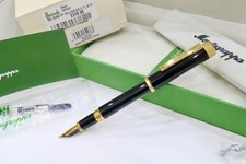NEW MONTEGRAPPA ZERO FOUNTAIN PEN CASED & OUTER BOX, CONVERTER CARTRIDGES ETC.