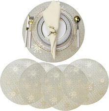 Sottopiatti Natalizi Oro