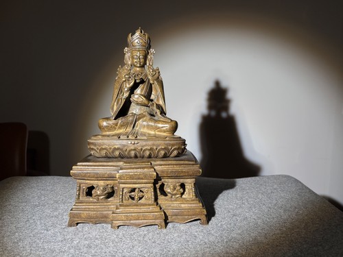 Old tibetan copper guru - tibetan,