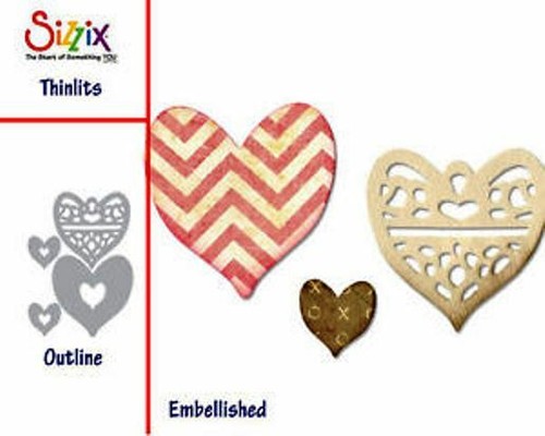 Fustella sizzix thinlits set - sizzix,