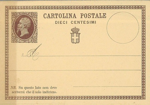 Cartolina postale dieci - cartolina,