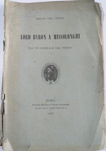 Lord byron missolonghi - lord,