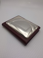 Mini agenda telefónica bordeaux e argento - da fondo di magazzino 