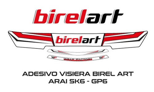 Adesivi visiera tipo birel - tipo,