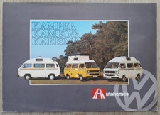 Volkswagen Transporter T2 depliant camper c.1985 - Kamper Kameo Karisma