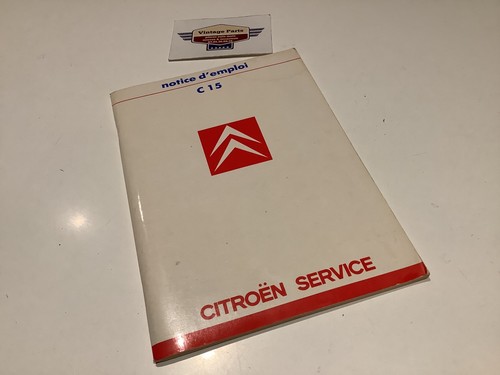 Citroen c15 notice - citroen,
