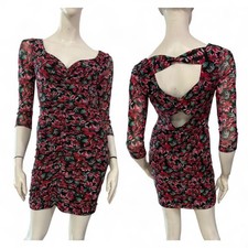 GUESS Vestito abito nero mesh